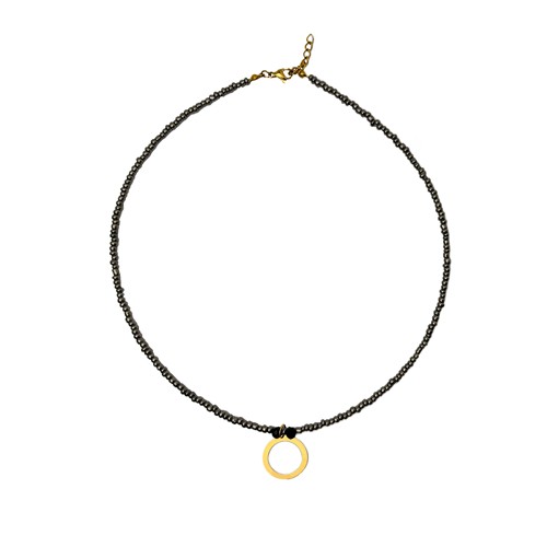 چوکر مونجوقی با اویز طلا