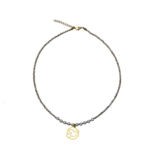 چوکر مونجوقی با اویز طلا