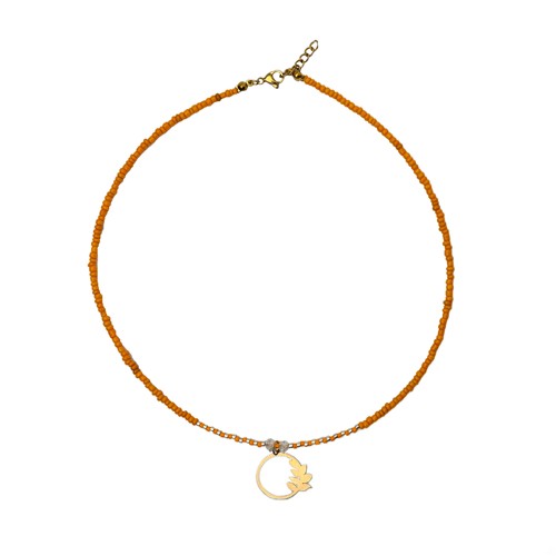 چوکر مونجوقی با اویز طلا