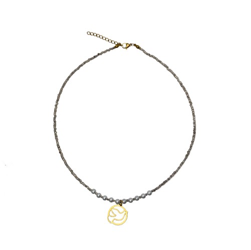 چوکر مونجوقی با اویز طلا