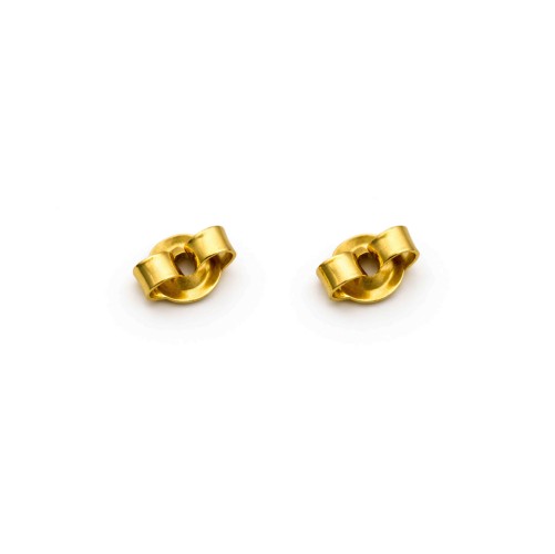 گوشواره میخی مینیمال با بست طلا